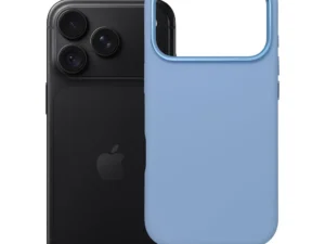 Case for iPhone 18 Pro / 17 Pro Forcell F-Protect Frame Premium compatible with Magsafe light blue