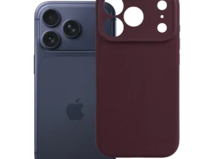 Case for iPhone 18 Pro / 17 Pro Forcell F-Protect Rubber Premium compatible with MagSafe burgundy