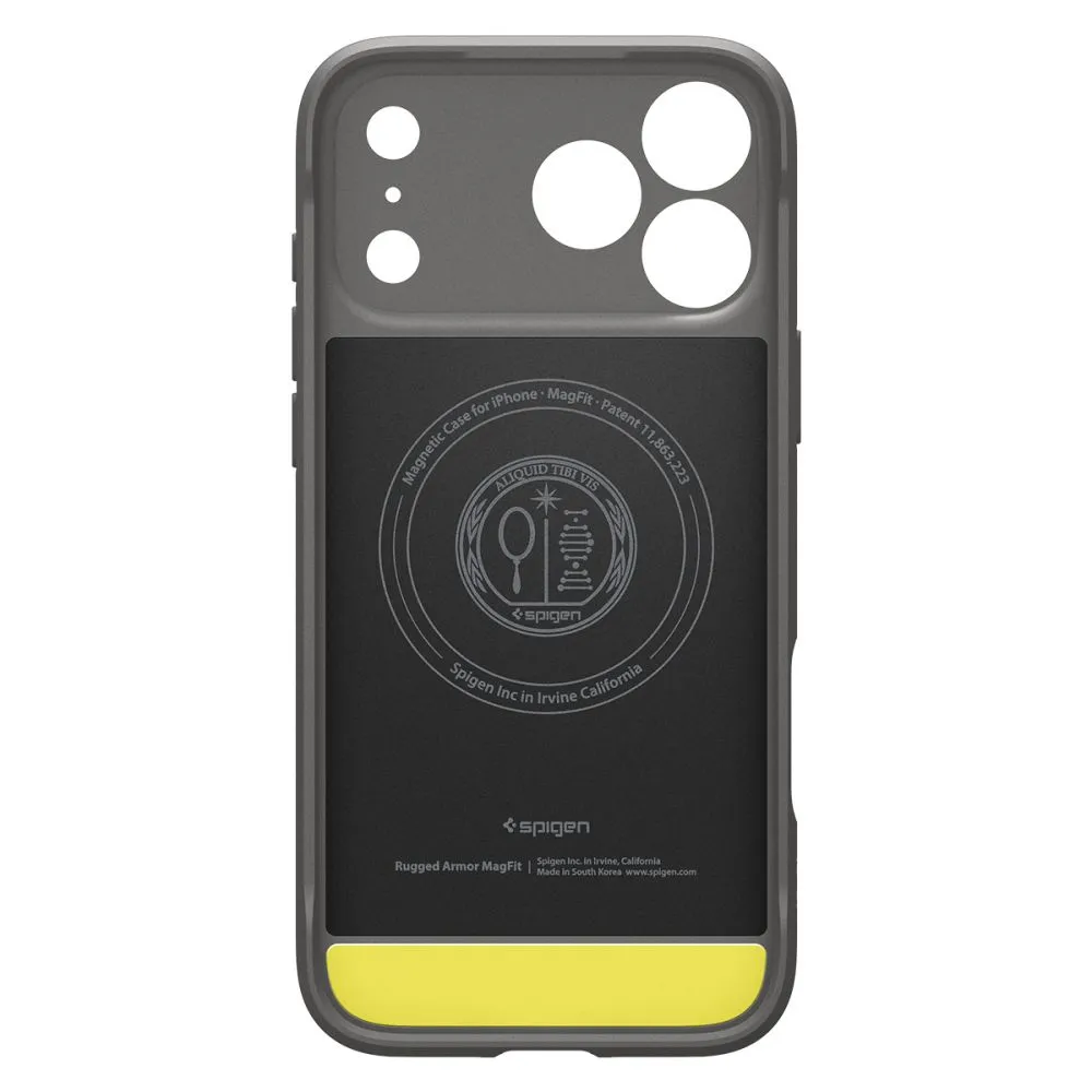 SPIGEN case RUGGED ARMOR compatible with MagSafe for IPHONE 18 Pro Max / 17 Pro Max grey - Image 4
