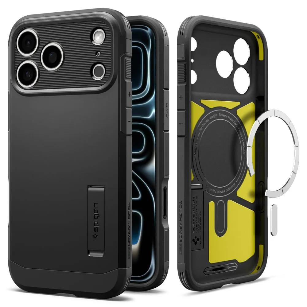 SPIGEN case RUGGED ARMOR compatible with MagSafe for IPHONE 18 Pro Max / 17 Pro Max matte black - Image 5