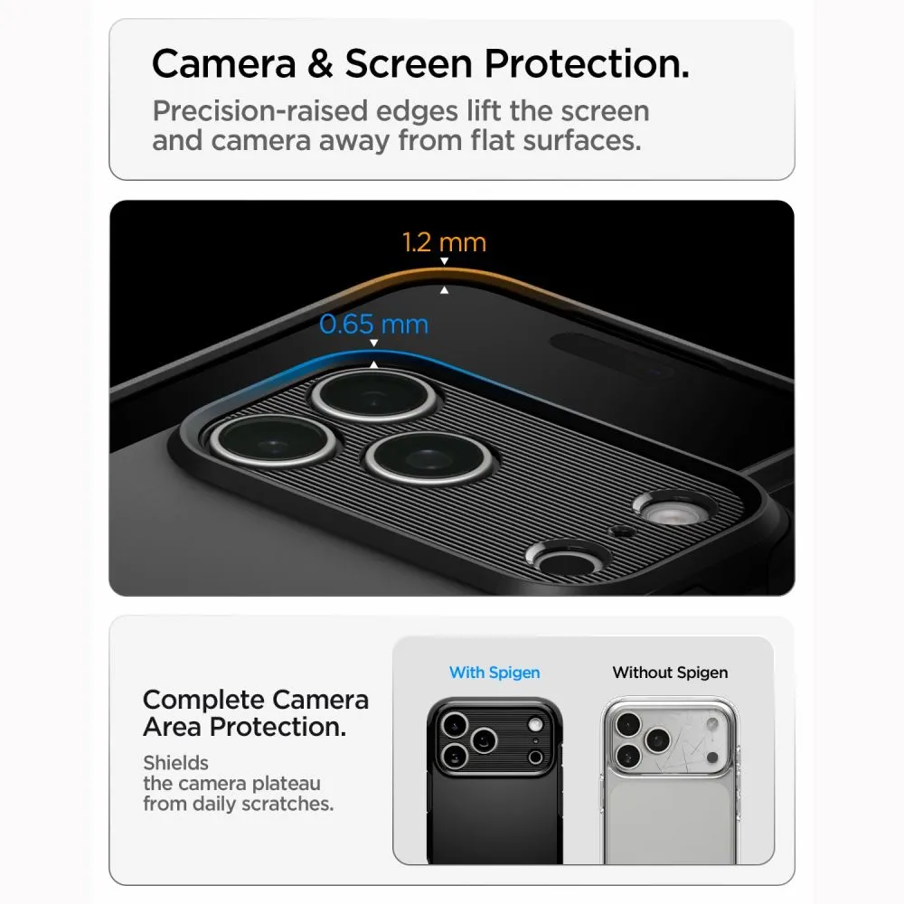 SPIGEN case RUGGED ARMOR compatible with MagSafe for IPHONE 18 Pro Max / 17 Pro Max matte black - Image 10