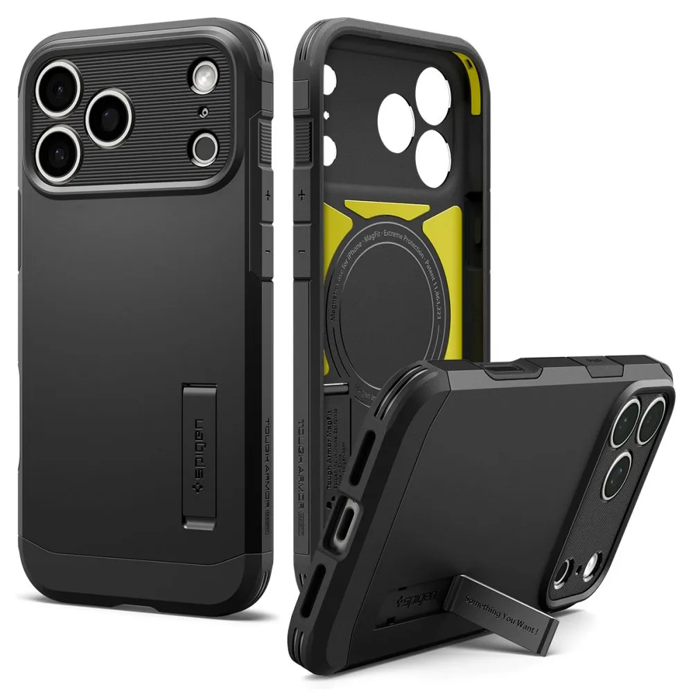 SPIGEN case TOUGH ARMOR T compatible with MagSafe for IPHONE 18 Pro / 17 Pro black - Image 10