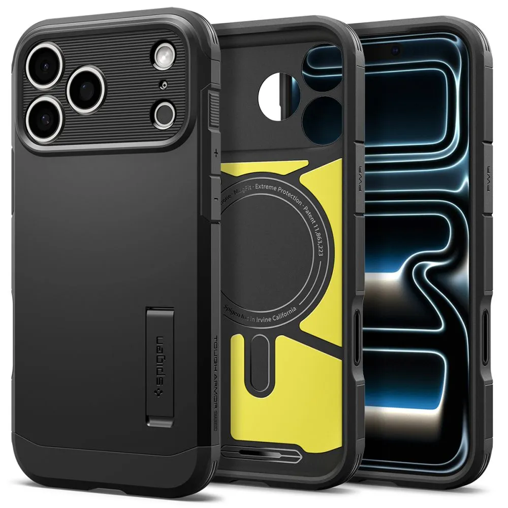 SPIGEN case TOUGH ARMOR T compatible with MagSafe for IPHONE 18 Pro / 17 Pro black - Image 11