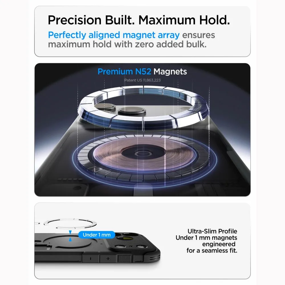 SPIGEN case TOUGH ARMOR T compatible with MagSafe for IPHONE 18 Pro / 17 Pro black - Image 4