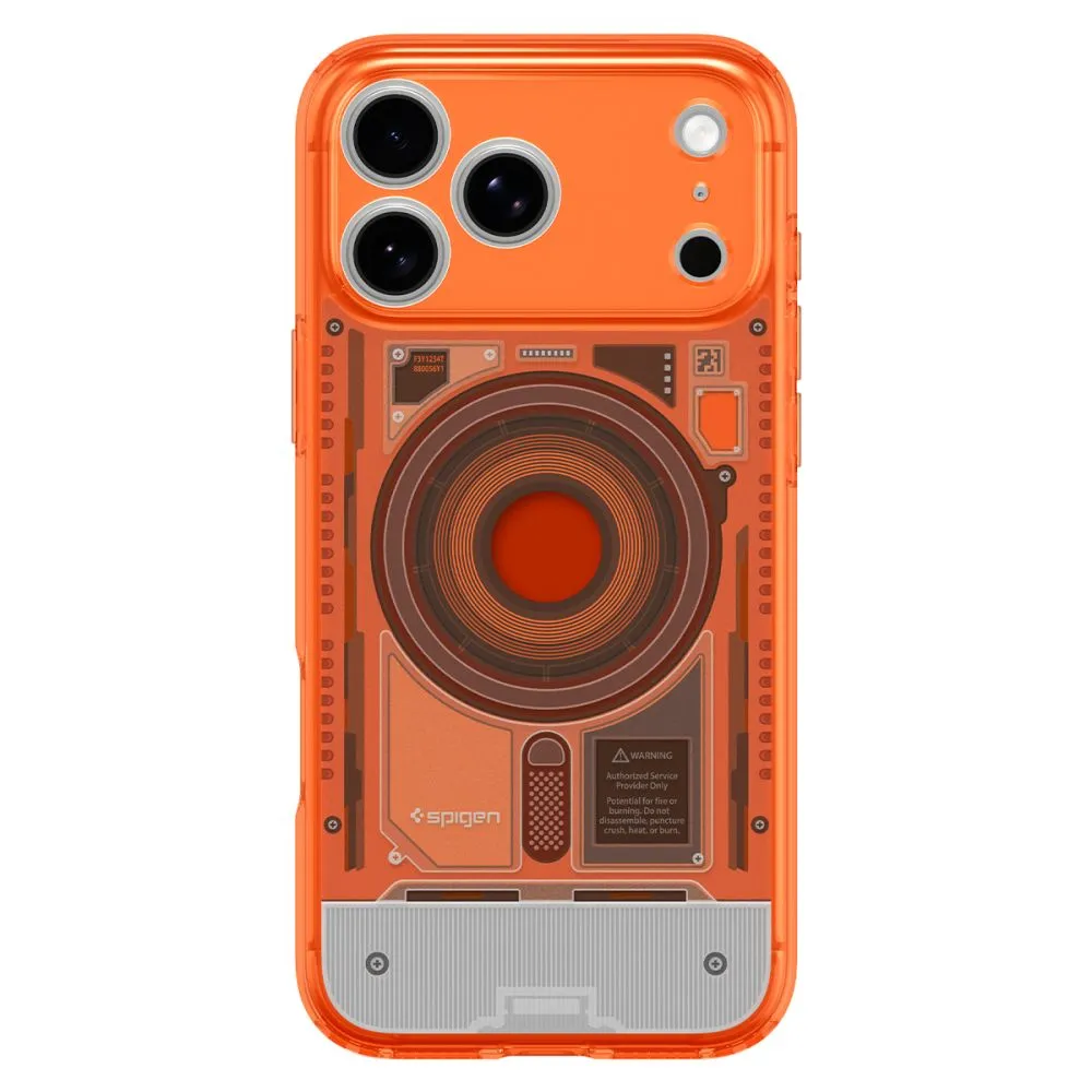 SPIGEN case ULTRA HYBRID compatible with MagSafe for IPHONE 17 Pro/18 Pro c-one tangerine - Image 3