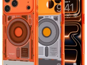 SPIGEN case ULTRA HYBRID compatible with MagSafe for IPHONE 17 Pro/18 Pro c-one tangerine