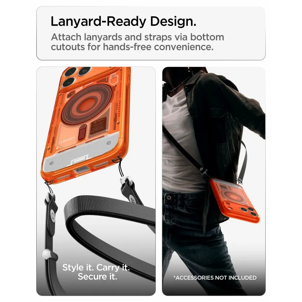 SPIGEN case ULTRA HYBRID compatible with MagSafe for IPHONE 17 Pro/18 Pro c-one tangerine - Image 14