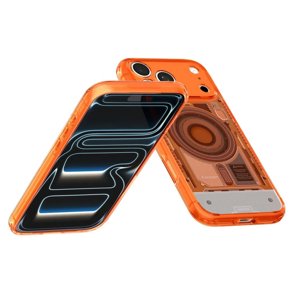 SPIGEN case ULTRA HYBRID compatible with MagSafe for IPHONE 17 Pro/18 Pro c-one tangerine - Image 5