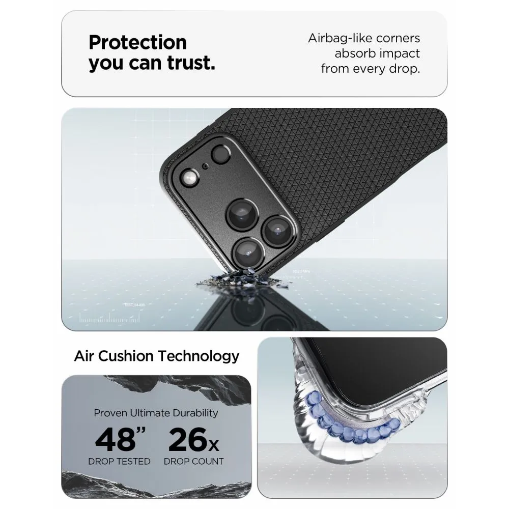 SPIGEN case LIQUID AIR for IPHONE 17 Pro Max/ 18 Pro Max matte black - Image 9