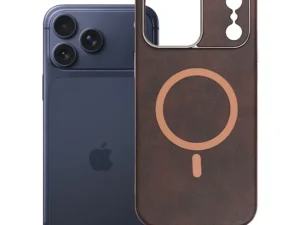 iPhone 18 Pro Max / 17 Pro Max tok, Gentleman Mag Cover, MagSafe-fel kompatibilis, barna