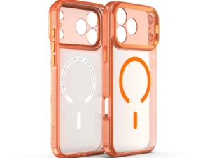 X-ONE Dropguard 2S compatible with MagSafe for iPhone 17 Pro Max orange frost matte