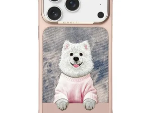 NIMMY case GENTLE PETS SERIES DOG compatible with MagSafe for IPHONE 18 Pro Max/17 Pro Max różowy