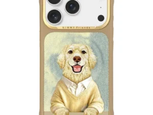NIMMY case GENTLE PETS SERIES DOG compatible with MagSafe for IPHONE 18 Pro/17 Pro brown