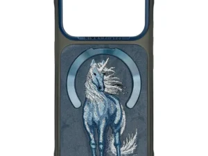 NIMMY case MAGNETIC FANTASY ANIMAL UNICORN compatible with MagSafe for IPHONE 18 Pro Max/17 Pro Max blue