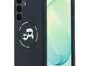 KARL LAGERFELD case for SAMSUNG S26 FE compatible with MagSafe (Karl&Choupette Heads) black