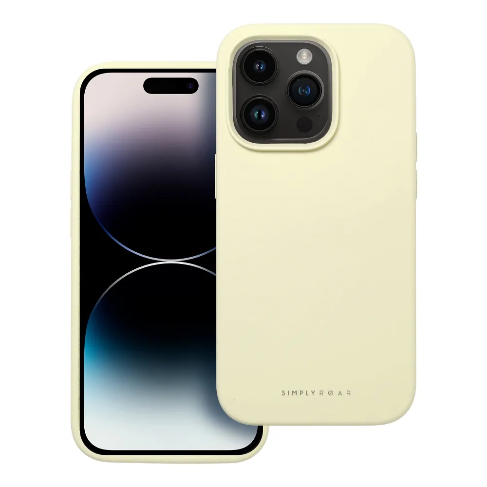 ROAR case CLOUD SKIN for IPHONE 18 Pro / 17 Pro Light Yellow - Image 3