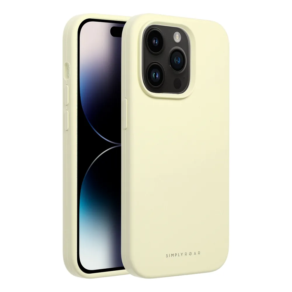 ROAR case CLOUD SKIN for IPHONE 18 Pro / 17 Pro Light Yellow - Image 4