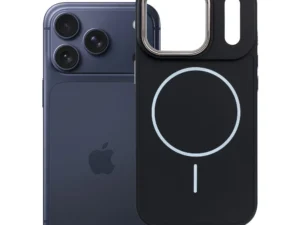 Case for iPhone 18 Pro / 17 Pro Frame Mag Cover compatible with MagSafe black