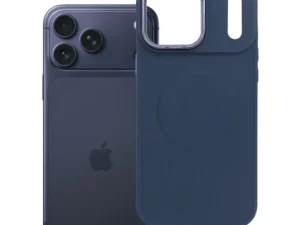 Case for iPhone 18 Pro Max / 17 Pro Max Frame Mag Cover compatible with MagSafe navy blue