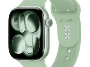 Tech-Protect Silicone Apple Watch 8 / 9 / 10 / 11 / 12 / SE (40/41/42mm) szíj, szilikon, zöld