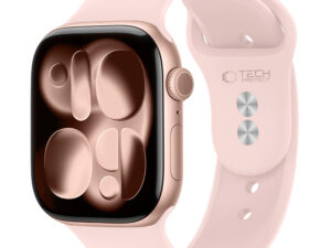 Tech-Protect Silicone Apple Watch 8 / 9 / 10 / 11 / 12 / SE (40/41/42mm) szíj, szilikon, rózsaszín