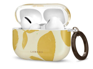 Tech-Protect Lamano Airpods Pro 3 tok karabinerrel, Lemon Haze, citrom minta
