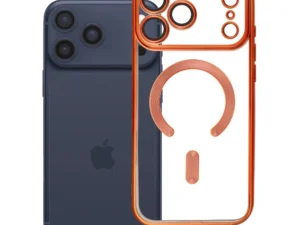Case for iPhone 18 Pro Max / 17 Pro Max Electro Mag Cover compatible with MagSafe orange
