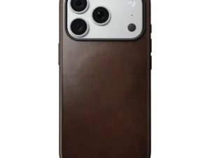 NOMAD leather case for IPHONE 18 Pro/17 Pro compatible with MagSafe (Modern Leather Case Horween Leather) rustic brown