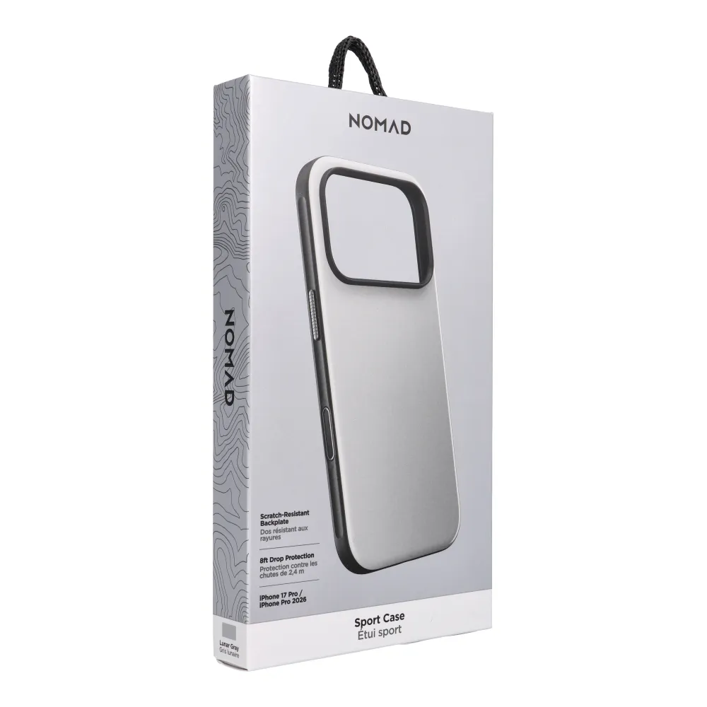 NOMAD case for IPHONE 18 Pro/17 Pro compatible with MagSafe (Sport Case) lunar gray - Image 5