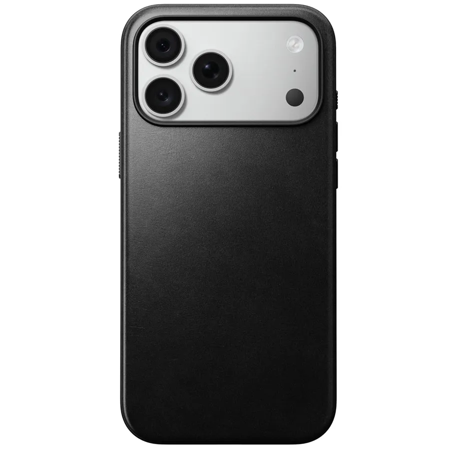 NOMAD leather case for IPHONE 18 Pro Max/17 Pro Max compatible with MagSafe (Modern Leather Case Horween Leather) black