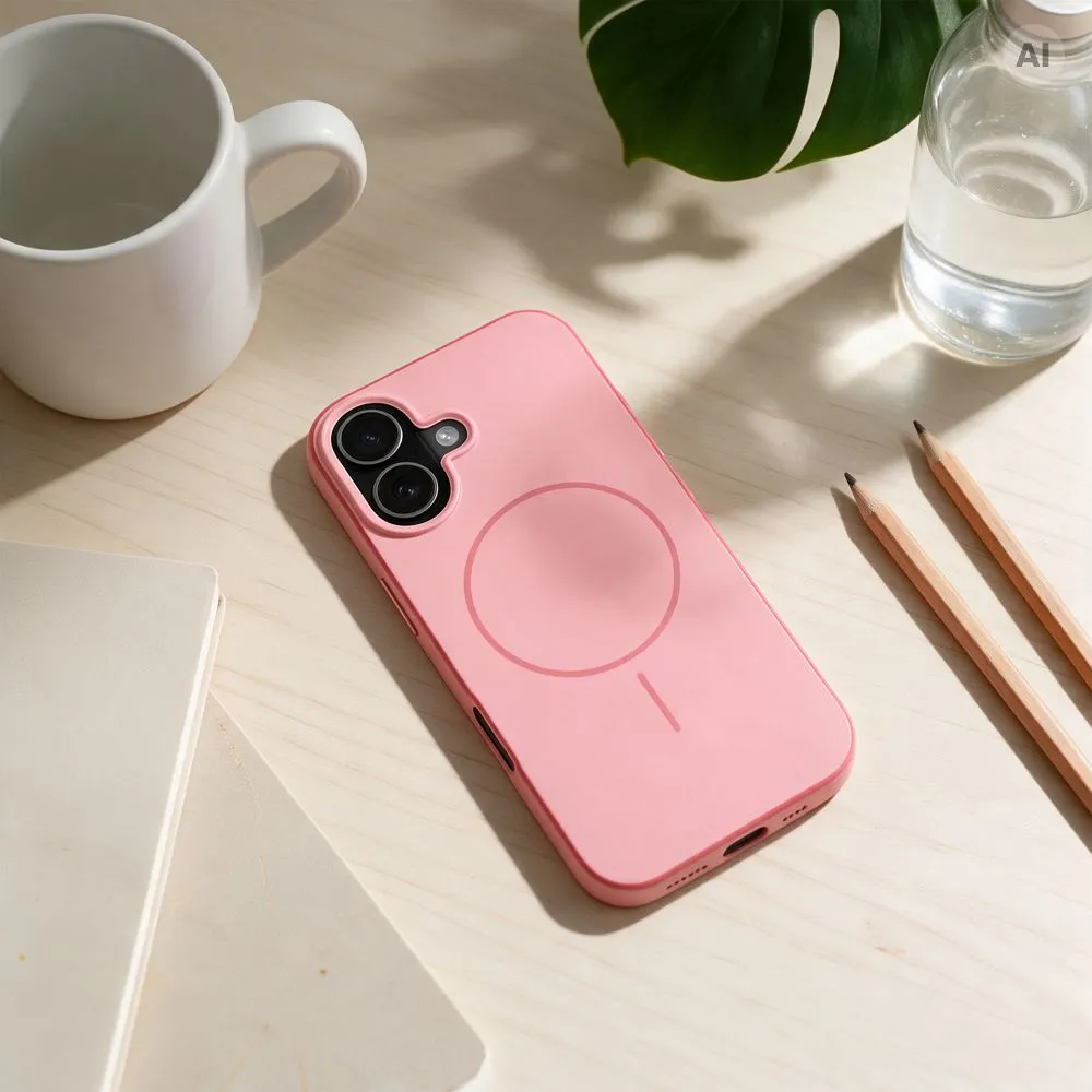 Case for iPhone 17 Forcell F-Protect Chromatic Premium compatible with MagSafe pink - Image 3