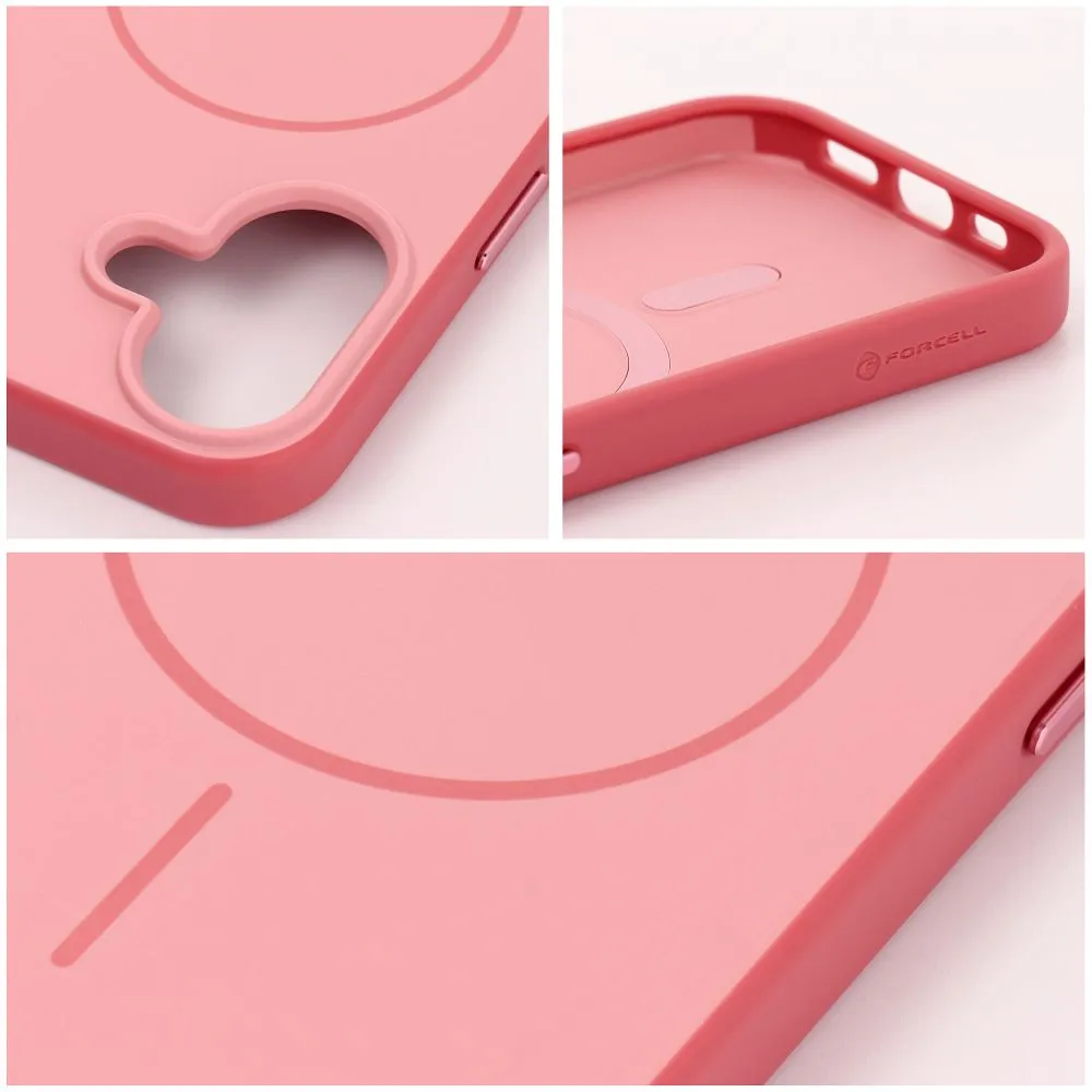 Case for iPhone 17 Forcell F-Protect Chromatic Premium compatible with MagSafe pink - Image 5