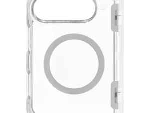 Case for iPhone Duo Forcell F-Protect 4sD-i Clear 2.5 mm Premium Hinge compatible with MagSafe transparent