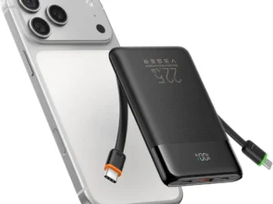 Wirelles charger Qi2.2 25W Apple 3-in-1 included 90cm retractable cable