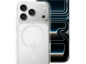 Case for iPhone 17 Pro / 18 Pro (low camera edge) Forcell F-Protect Clear Hybrid Premium compatible with Magsafe transparent