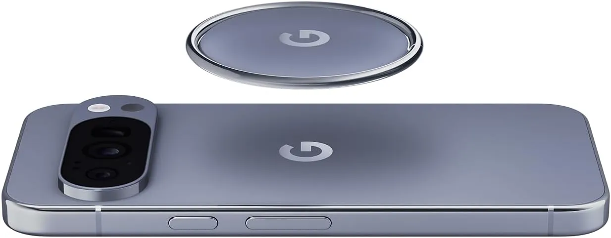 Magnetic holder Pixelsnap Ring Google Qi2 metal silver gray - Image 2