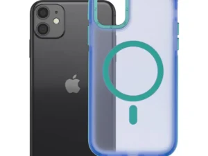 Case for iPhone 11 Forcell F-Protect Vivid Premium compatible with MagSafe blue