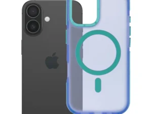 Case for iPhone 16 Forcell F-Protect Vivid Premium compatible with MagSafe blue