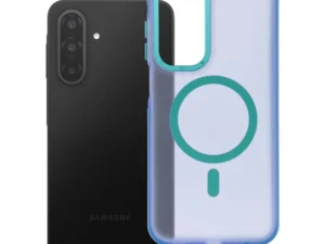 Case for Samsung A17 / A18 Forcell F-Protect Vivid Premium compatible with MagSafe blue