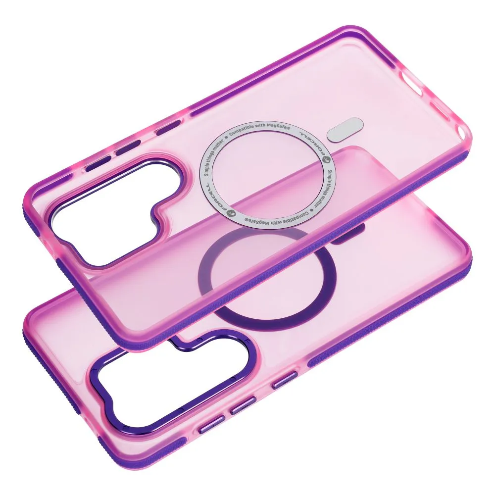 Case for Samsung S26 Forcell F-Protect Vivid Premium compatible with MagSafe pink - Image 2