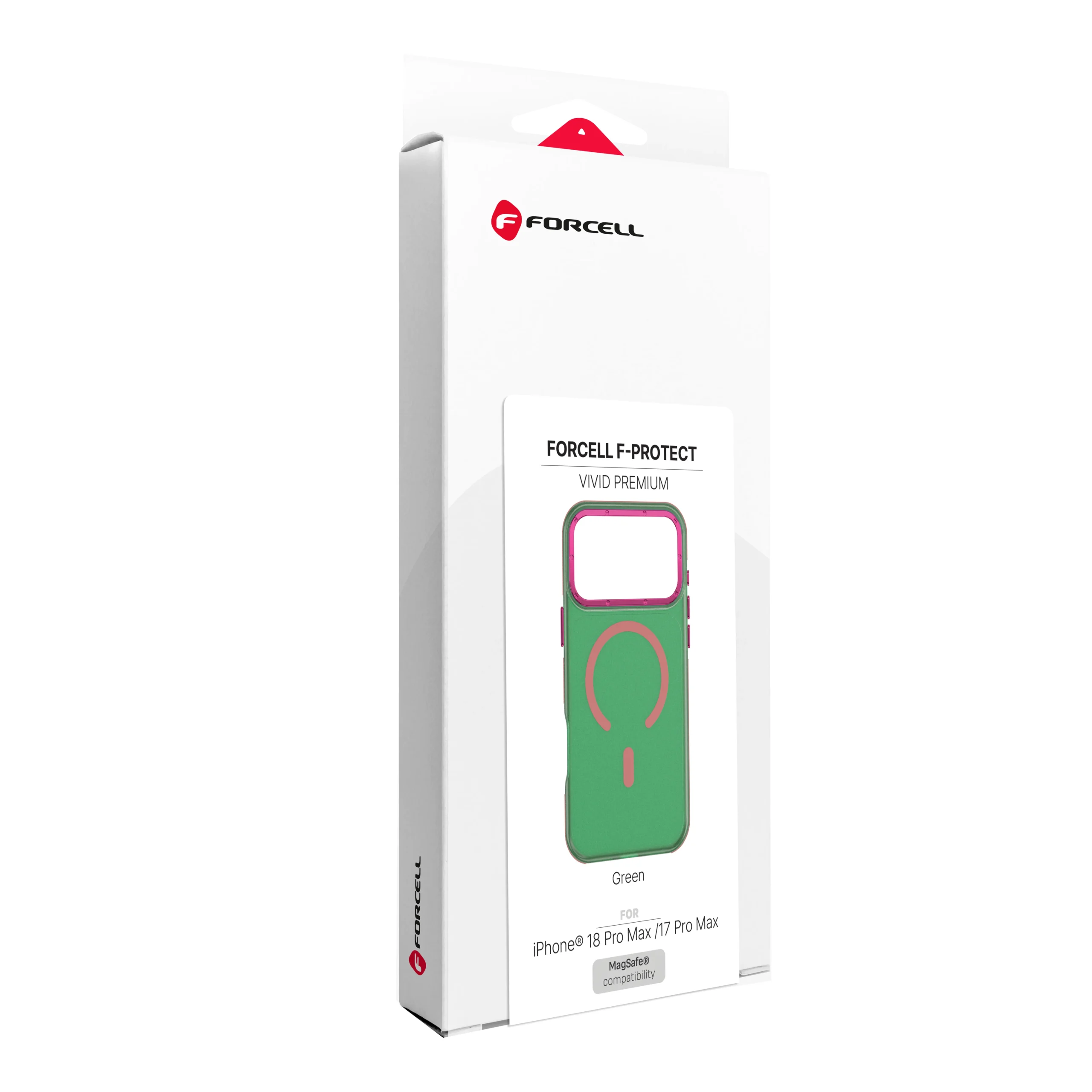 Case for iPhone 18 Pro Max / 17 Pro Max Forcell F-Protect Vivid Premium compatible with MagSafe green - Image 6