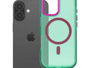 Case for iPhone 17 Forcell F-Protect Vivid Premium compatible with MagSafe green
