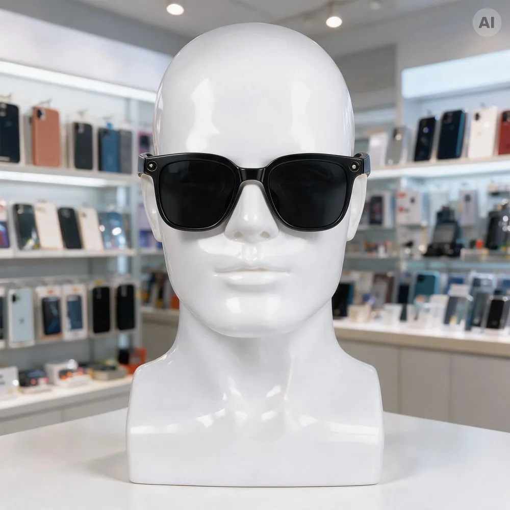 Head-Shaped Eyeglass Display Stand VALDUS White - Image 4