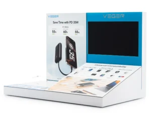 VEGER Acrylic Display Stand With Screen