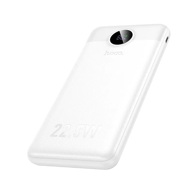 Powerbank Hoco 10000 mAh QC 22,5W+PD 20W LED J172 white - Image 2
