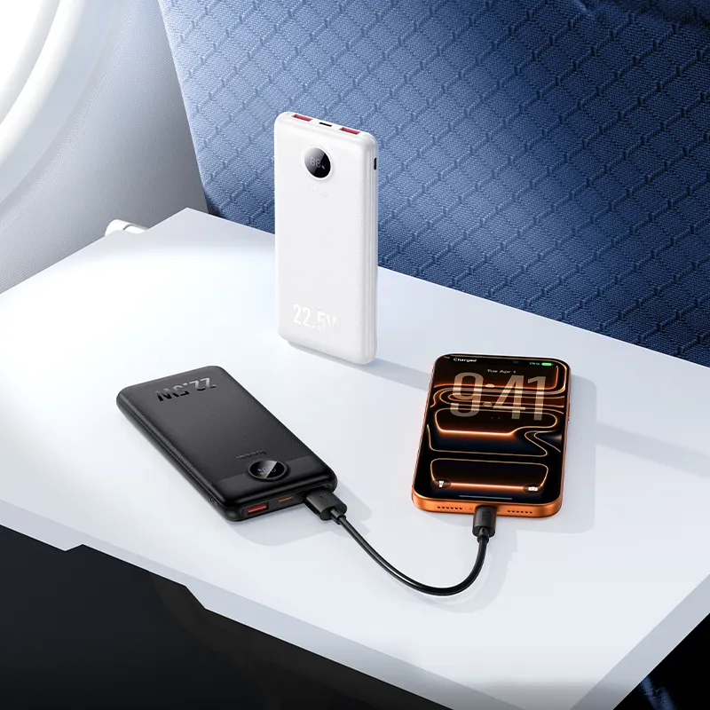 Powerbank Hoco 10000 mAh QC 22,5W+PD 20W LED J172 white - Image 5