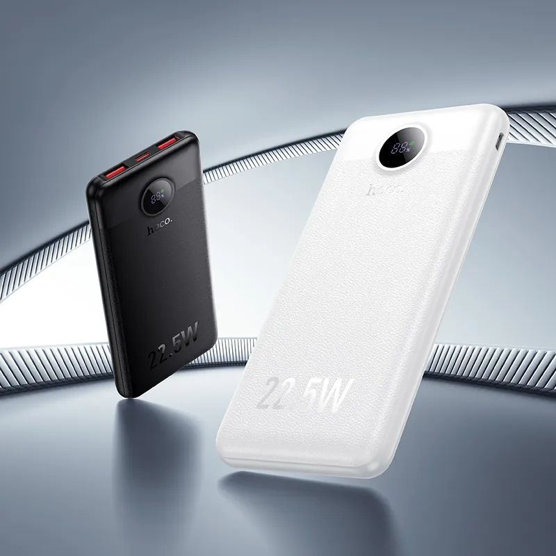 Powerbank Hoco 10000 mAh QC 22,5W+PD 20W LED J172 white - Image 4