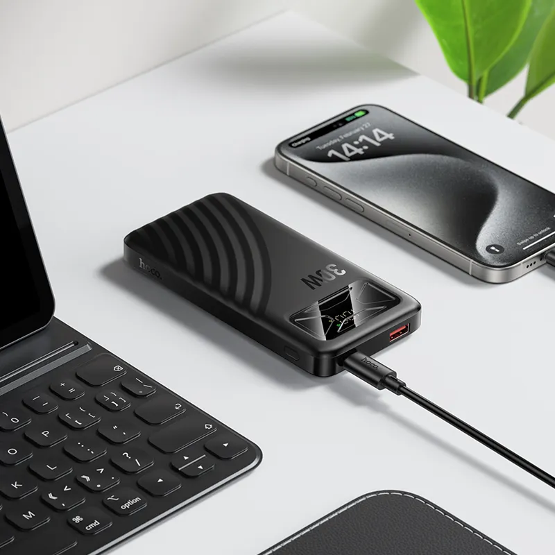 Powerbank 10000 mAh QC PD 30W 3A Hoco Q42 black - Image 8