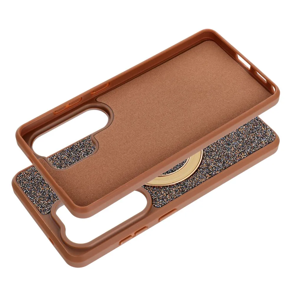 Case for Samsung S26 Quartz Circle Stand Mag Cover brown - Image 2