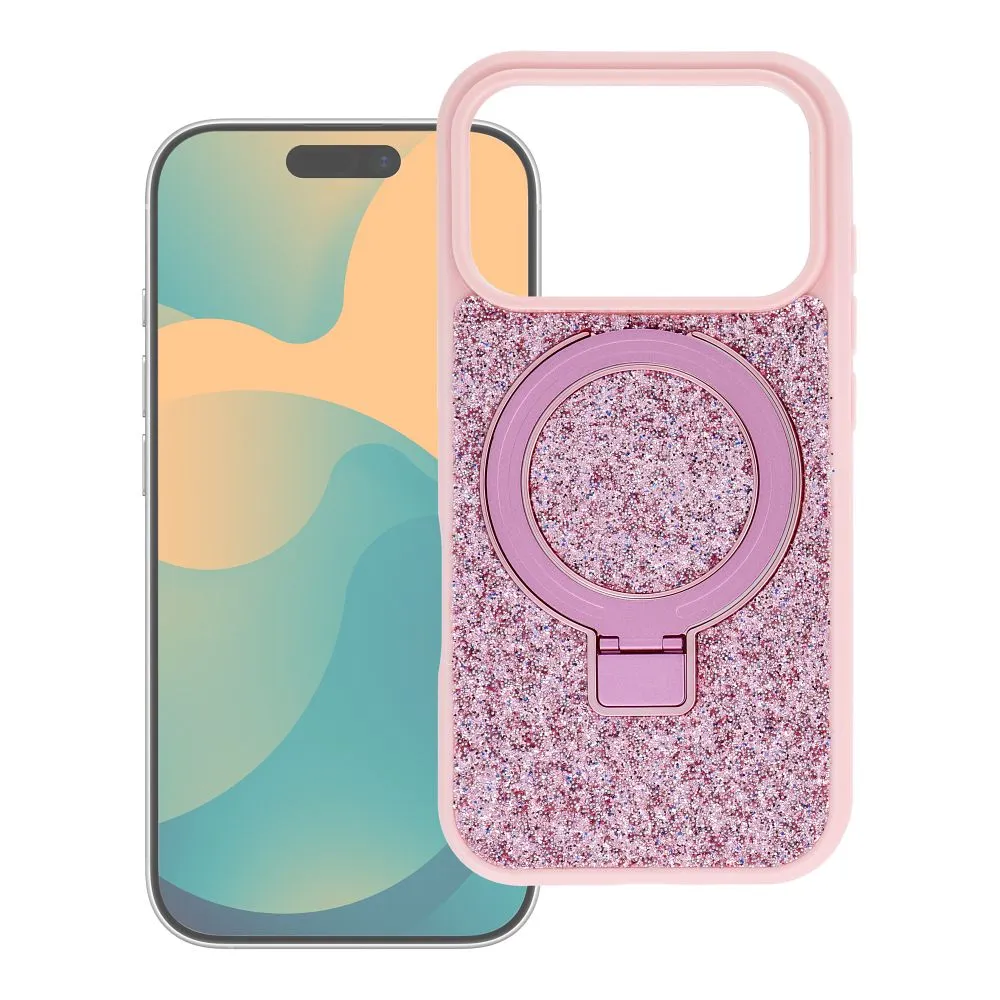 Case for Samsung S26 Quartz Circle Stand Mag Cover pink